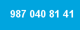 987 040 81 41 987 040 81 41